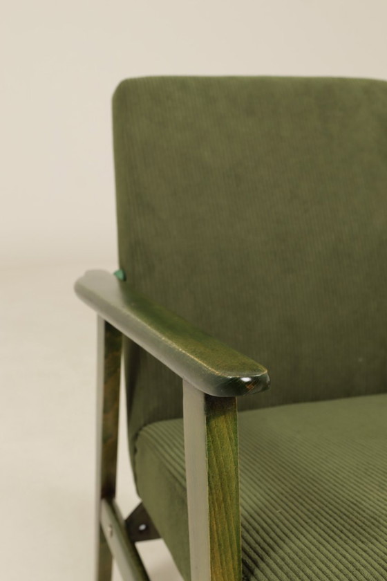 Image 1 of Mid-century modern accent, diep olijfgroen, 1970