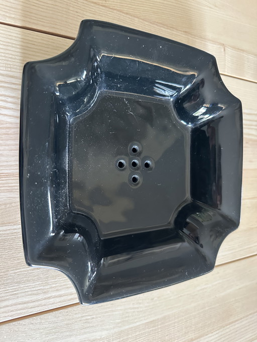 Fruchtmuster Delfter Steingut Farbe schwarz