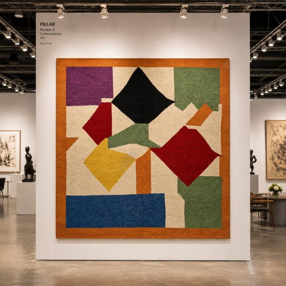 Henri Matisse L'Escargot Handwoven Tapestry | Limited Edition Wool Rug (80 × 83 in) – Rugs & carpets (photo 7 of 10)