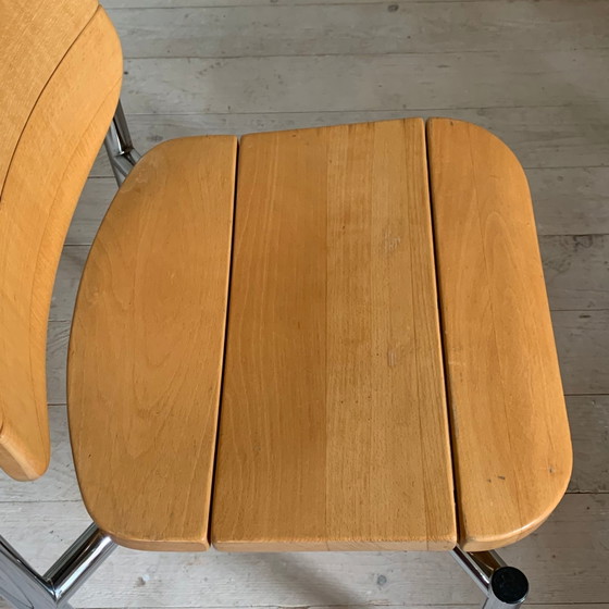 Vintage office chairs Martin Stoll – Dining chairs, Chrome (photo 8 of 14)