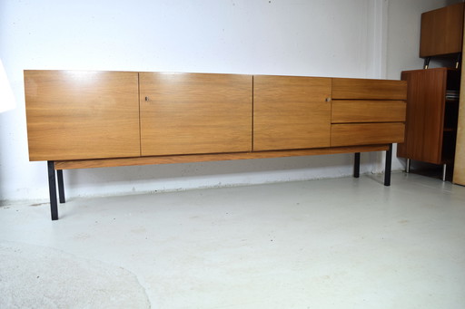 Large Mid Century Sideboard Vintage Dresser Cabinet Cupboard 