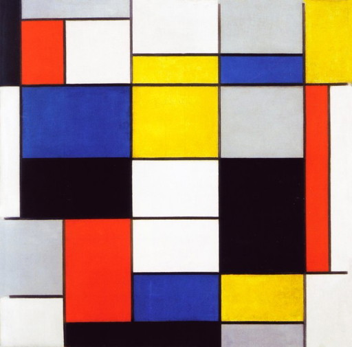 Piet Mondriaan ----Compositie A        uit 1920