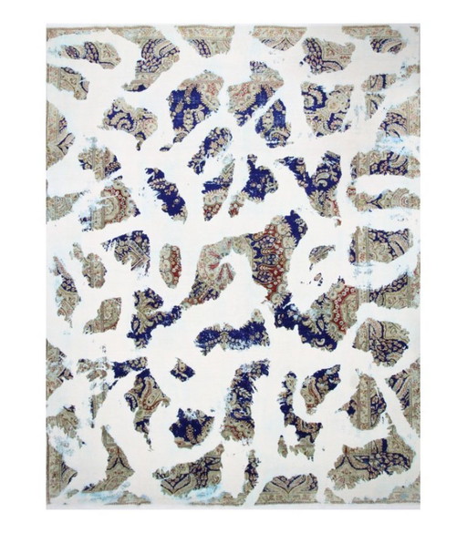 Orientalische Handgeknüpfter Vintage Art Klassik & Relief Design 370 x 285 cm Beige Farbe