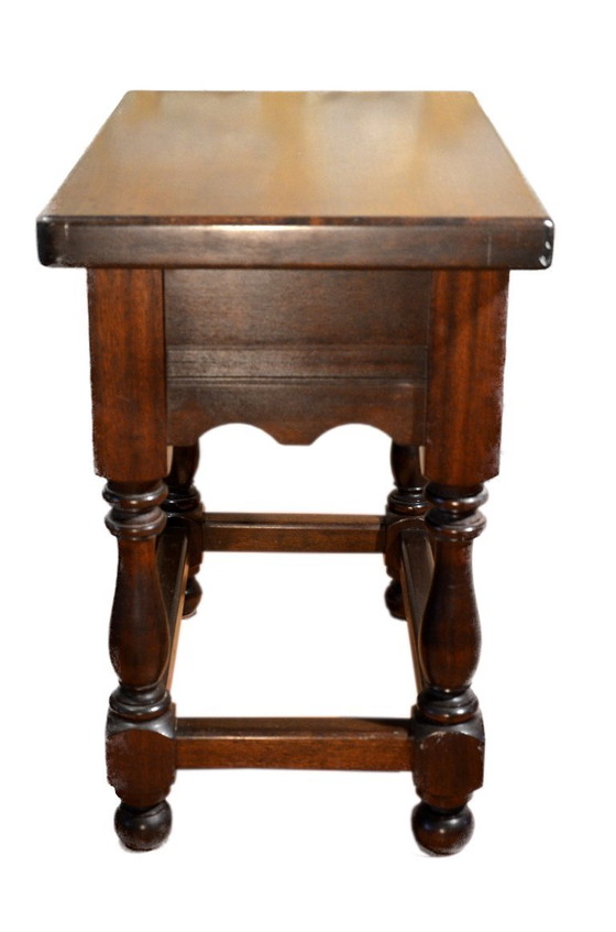 Solid Oak Bedside Table, W59xD37xH57cm – Nightstands, Wood (photo 3 of 9)