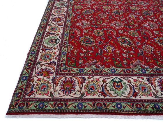 Image 1 of XL-Tabriz - 395 x 302 cm - Laine sur coton - Noué à la main