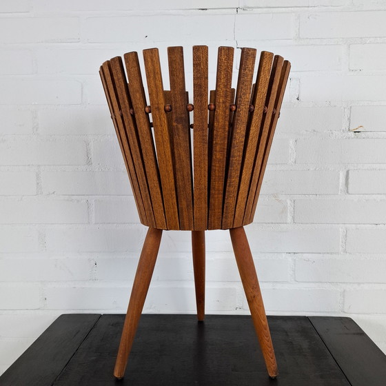 Image 1 of Fioriera vintage in legno di teak