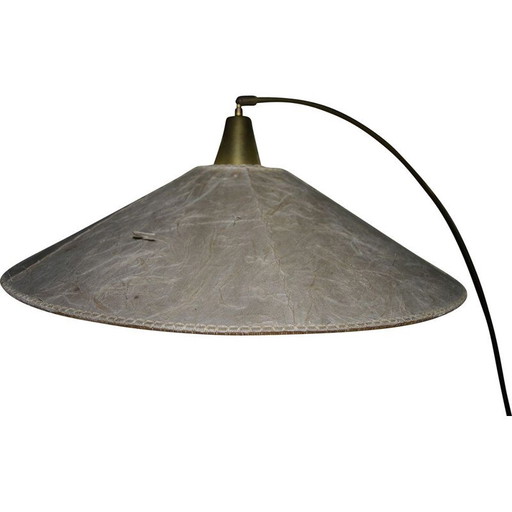 Vintage Duitse messing leeslamp, 1950