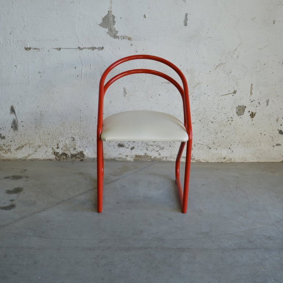 Image 1 of 4 chaises tubulaires