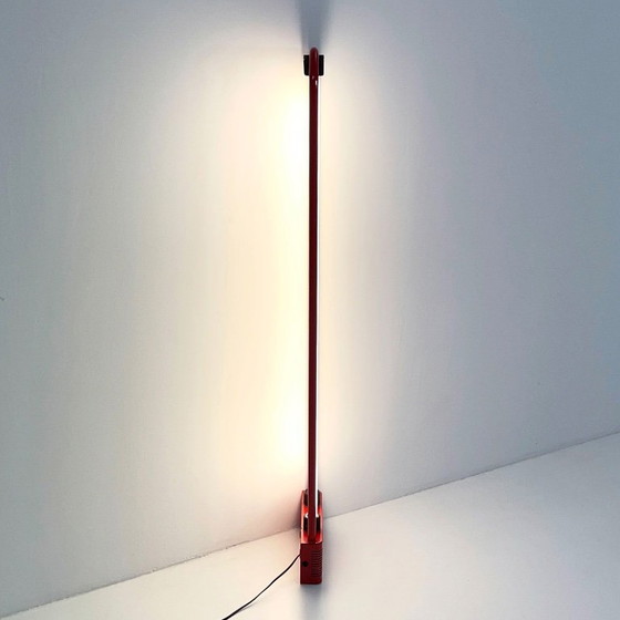 Image 1 of Red Double Neon Lamp by Gian N. Gigante for Zerbetto, 1980s