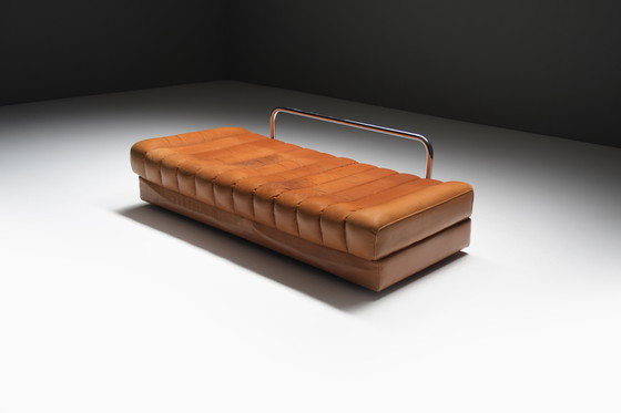 Image 1 of Stunning DS-85 Sofa/Bed in Original Cognac Leather by Team De Sede for De Sede