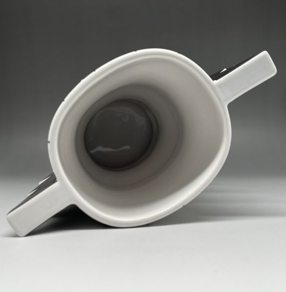 Image 1 of Heide Warlamis Postmoderne Keramik Vase Vienna Collection 1980 1990 Memphis Style