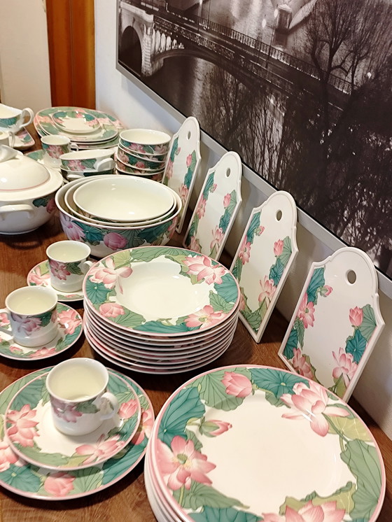 Image 1 of Villeroy & Boch „Jade“ Bone China Speise- und Kaffeeservice – 66 Teile + Extras