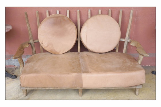 Image 1 of Grand Repos" sofa Robert GUILLERME and Jacques CHAMBRON