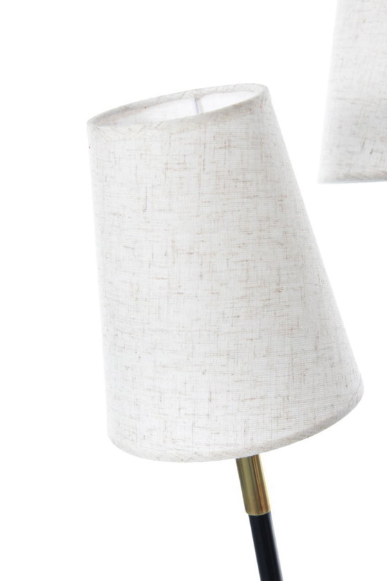 Image 1 of Lampada da terra vintage a treppiede con 3 paralumi