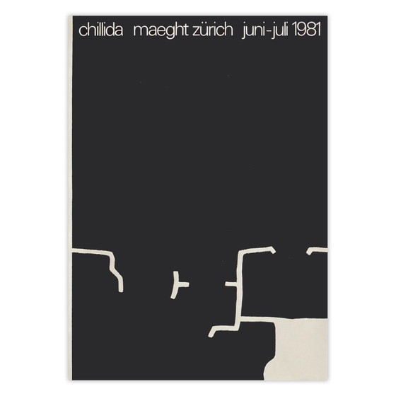 Image 1 of Eduardo CHILLIDA Expo 81 - Maeght Zürich Affiche 1981