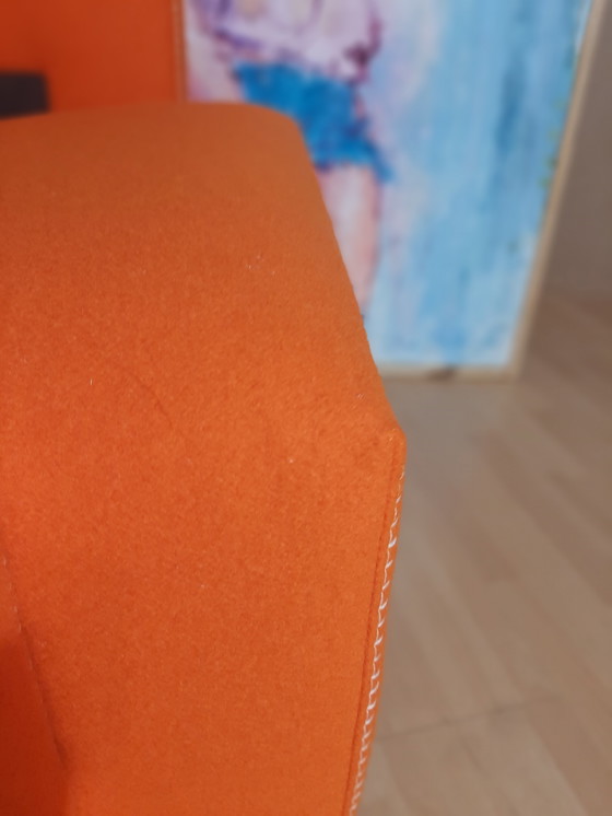 Image 1 of Cassina Utrecht 637 Nuovo mai usato in panno di lana Ruggine arancione (Serie 13L) Punto cavallo