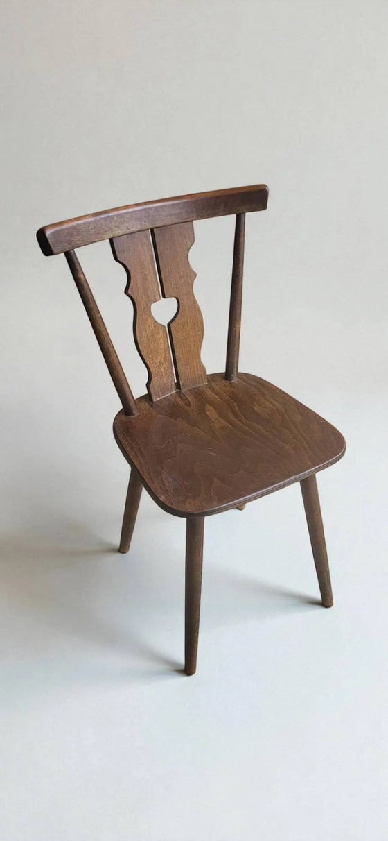 4 sillas de bistró rústicas – Sillas de comedor, Wood, Rustic (photo 8 of 15)