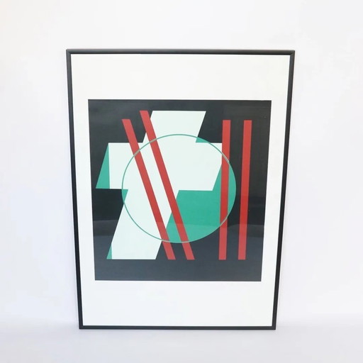 Unique Screen Print Danish Design Limited Vintage