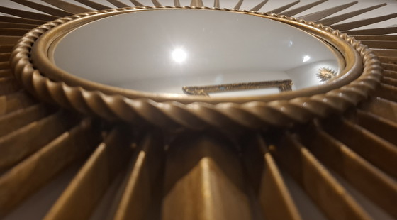 Image 1 of Specchio solare Chaty Vallauris 86 cm del 1960. Vetro convesso 18,50 cm.