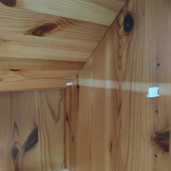 Image 1 of Vetrina svedese vintage Ikea anni '70/'80 in legno di pino