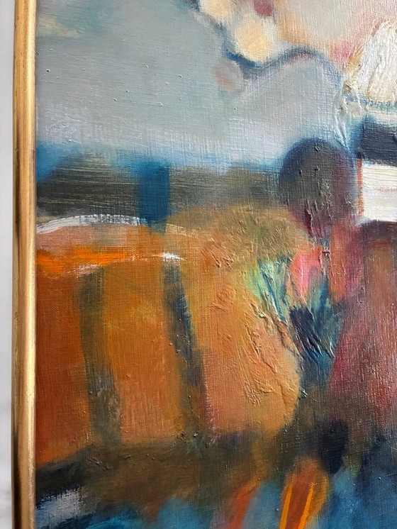 Image 1 of Olio su tela, Serge Tillou (1928-2025), Paesaggio di scogliera, Bretagna