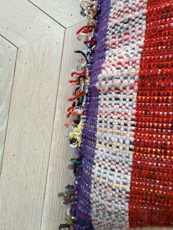 Image 1 of 1x kleurrijk geweven kussen, Menno Kroon