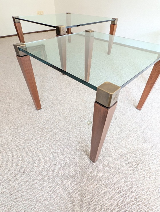 Image 1 of Table basse en verre Ghyczy T56 (grande, n° 3 d'un ensemble de 3)