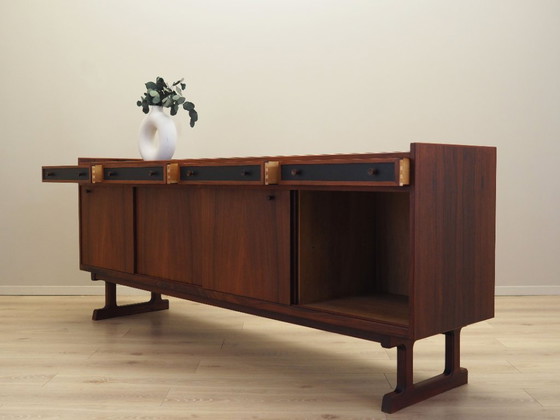 Image 1 of Buffet en bois de rose, design danois, années 1960, fabricant : Hans Bech