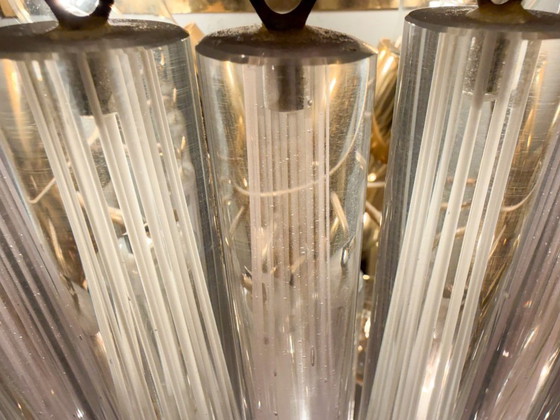 Image 1 of Lampada da parete/applique a cascata di metà secolo di Paulo Venini, vetro di Murano, Italia, anni '70