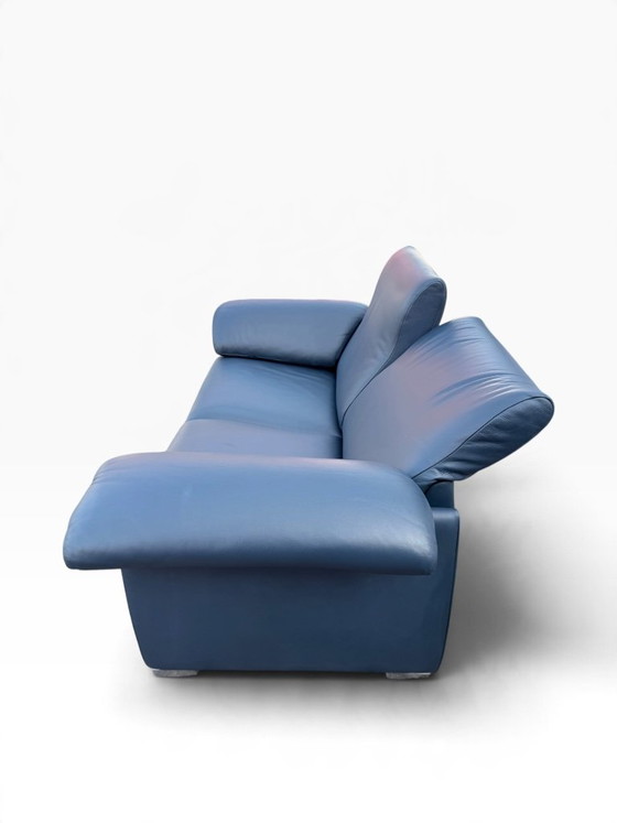 de Sede DS-10/23, Banken, Leer, Blauw (foto 4 van 6)