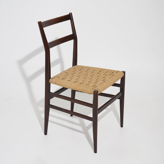 Image 1 of Sechs „Leggera“-Stühle von Gio Ponti für Cassina, 1950er Jahre