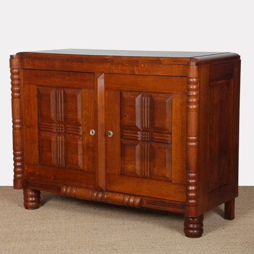 Eichenbuffet im Stil von Charles Dudouyt, 1940 – high boards, Wood