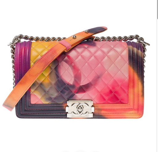 Borsa CHANEL Ragazzo in pelle Multicolor - 101355