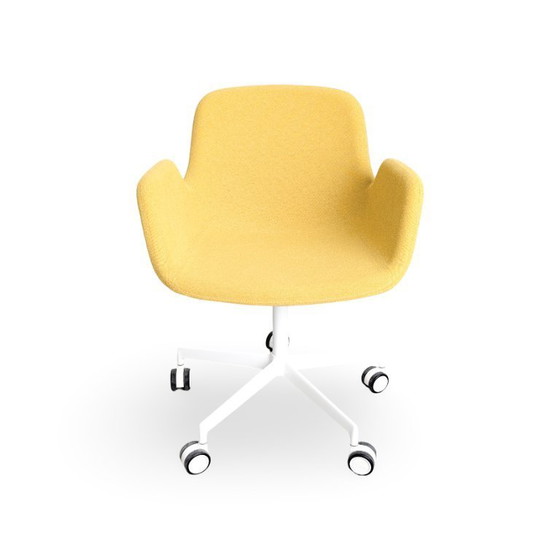 Image 1 of Set van 5 originele S131 Lapalma stoelen met armleuningen van Hee Welling-stof.