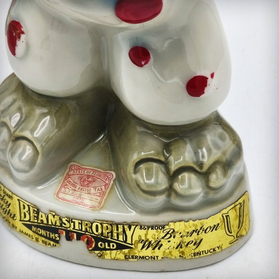 Image 1 of Caraffa in ceramica "Clown Donkey" di Jim Beam, USA, anni '60