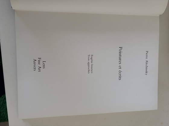 Image 1 of Peintures et écris book Alechinsky and Lens fine arts