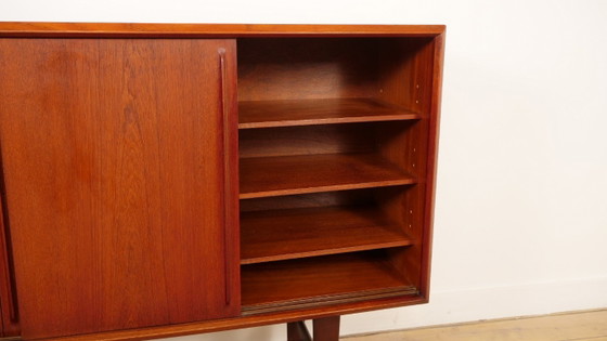 Credenza alta vintage | Teak | Arne Vodder per H.P. Hansen | 200 cm – arne vodder voor H.P Hansen (photo 13 of 14)