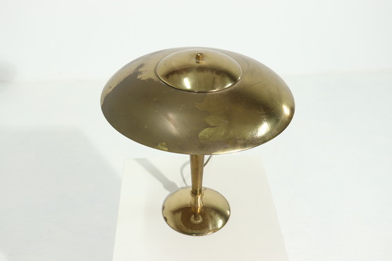 Image 1 of Vintage Brass Table Lamp 1950s