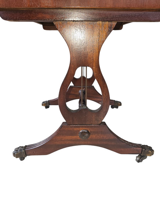 Image 1 of Reprodux Bevan Funnell Extendable Hardwood Side Table
