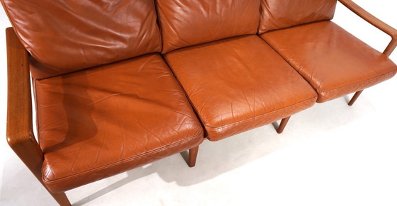 Image 1 of Komfort 3-seater leather sofa by Arne Wahl Iversen, 1960