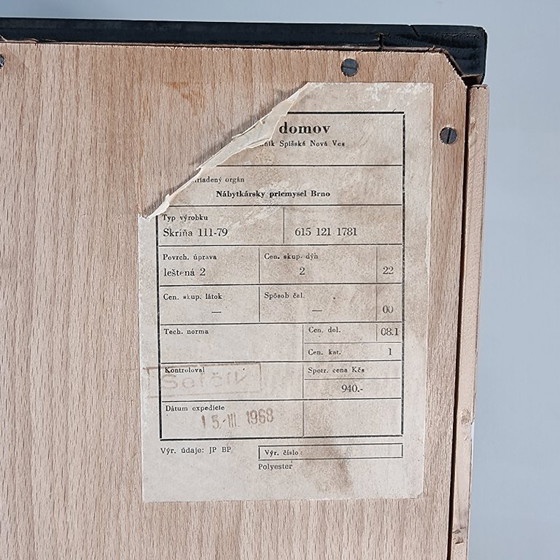 Image 1 of Vintage Wardrobe in Ash by Francisek Mezulanik, 1970s