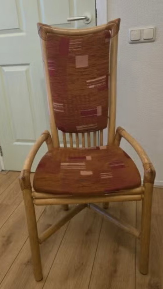 Image 1 of dining room set - Flechtatelier Schütz rattan/reed style