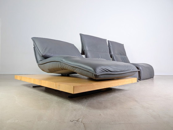 Image 1 of Koinor Free Motion Edit 2 Sofa Couch Ecksofa Leder Balkeneiche