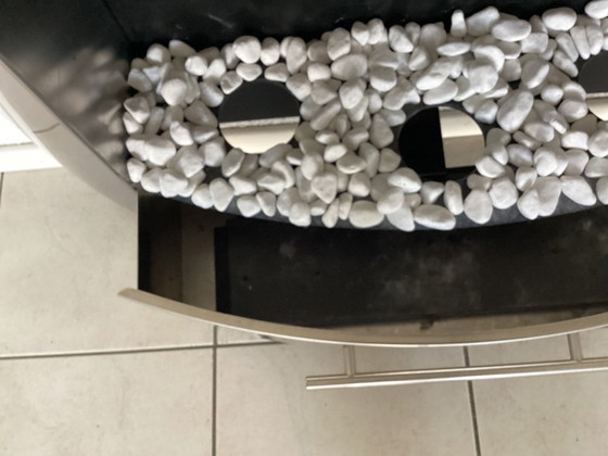 Image 1 of Stainless steel gel fireplace