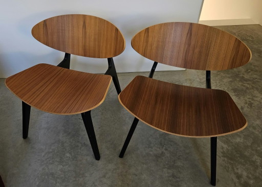 Kanu 3 Fauteuil, Set Van Twee – Wood