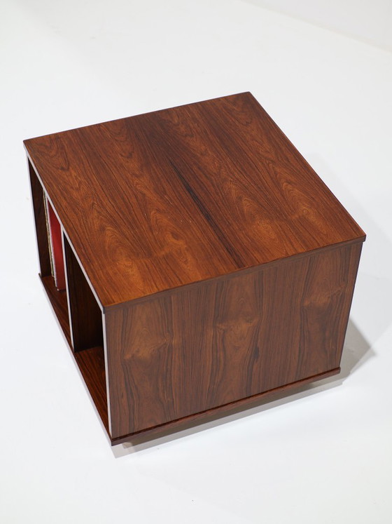Vitré Cube Cabinet LPs Bücher Palisander Dänisch 1960er Jahre – Bücherregale, Wood (photo 11 of 12)