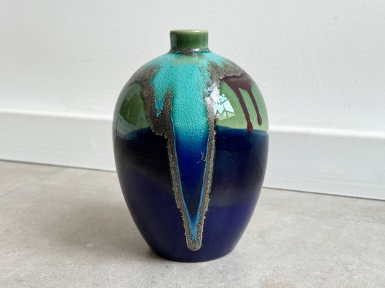 Image 1 of 1X Beautifully Glazed Ceramic Vase