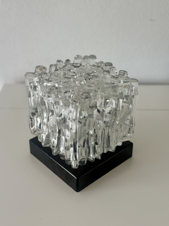 Image 1 of Vintage jaren 70 ice cube plafondlamp by Helena Tynell