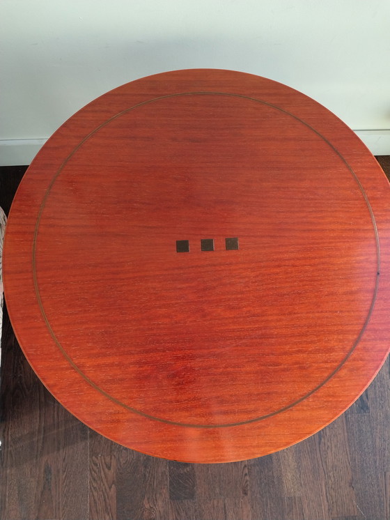 Image 1 of Art Deco Jean Round Side Table Design Frits Schuitema