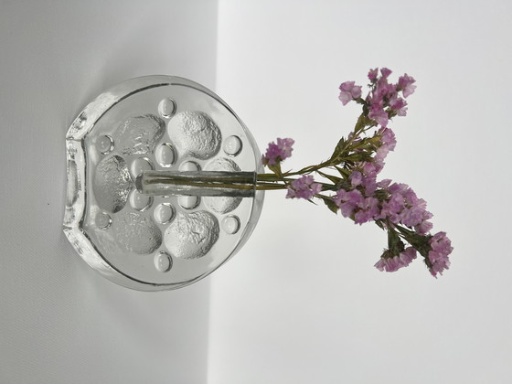 Image 1 of Design solifleur vase candlestick Walther glass Heiner Düsterhaus 